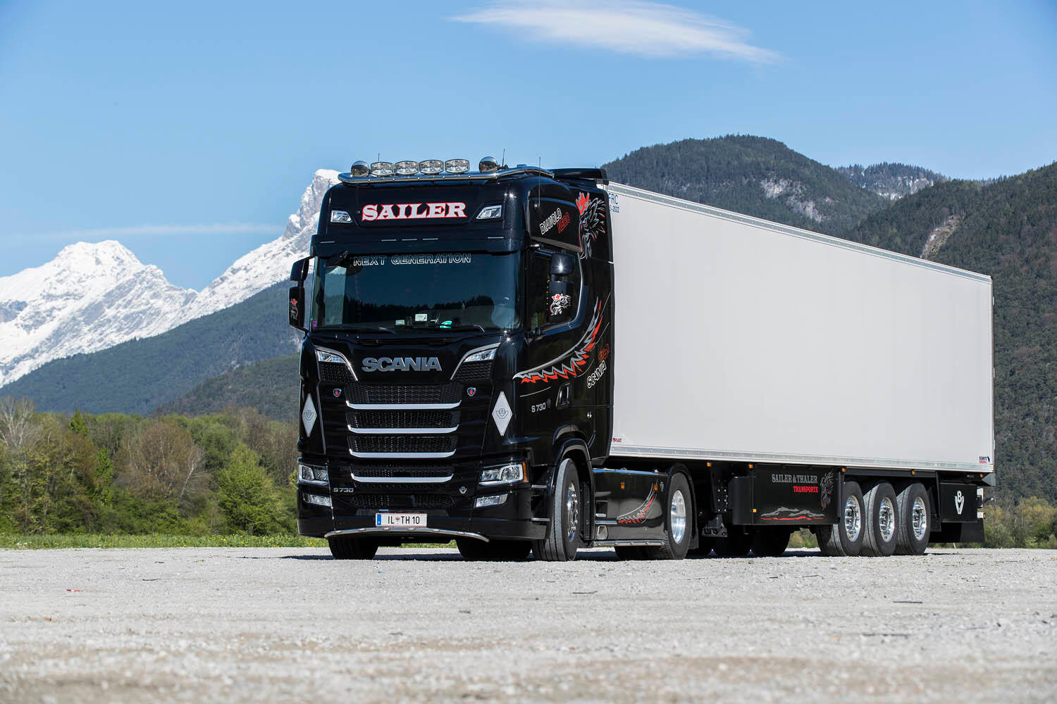 LKW von Sailer & Thaler Transporte